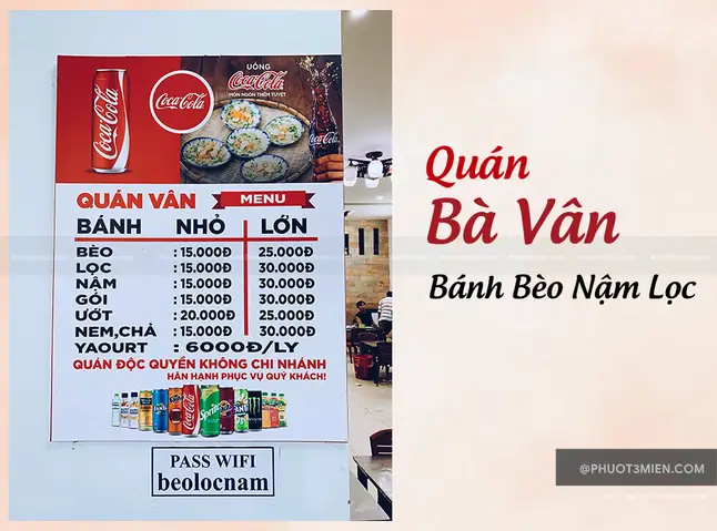 Bánh Bèo Bà Vân Đà Nẵng: Địa Chỉ, Menu, Giá Và Giờ Mở Cửa