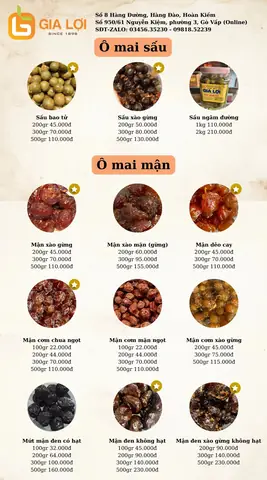 Các Loại Ô Mai Ngon Hà Nội: Top 10 Địa Chỉ Mua Và Cách Chọn Cho Người Yêu Ẩm Thực
