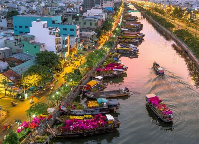 Lịch Trình, Địa Điểm Và Các Loại Hoa Nổi Bật Tại Chợ Hoa Tết Bến Bình Đông 2026‑2026