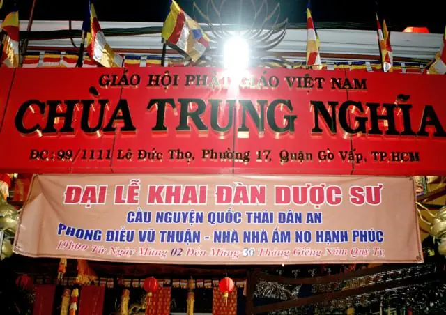 Địa Chỉ, Lịch Sử Và Hoạt Động Của Chùa Trung Nghĩa (quận Gò Vấp)