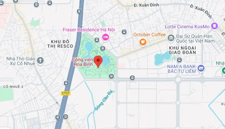 Địa Chỉ, Giờ Mở Cửa Và Các Tiện Ích Của Công Viên Hòa Bình Hà Nội