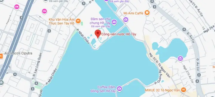 Công Viên Nước Hồ Tây Ở Đâu? Địa Chỉ, Giờ Mở Cửa Và Cách Đến Nhanh Nhất