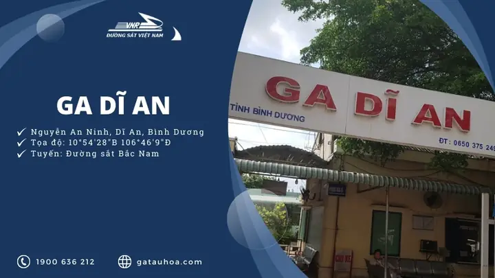 Ga Dĩ An Ở Đâu? Địa Chỉ, Giờ Mở Cửa Và Cách Di Chuyển Tới Nhà Ga
