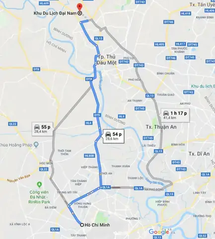 Khu Du Lịch Đại Nam Rộng Bao Nhiêu? Diện Tích, Quy Mô Và Các Giai Đoạn Phát Triển