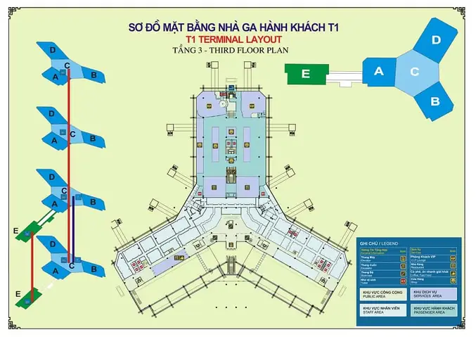 Cách Tìm Và Sử Dụng Sân Đỗ P2 Tại Nhà Ga T1 Sân Bay Nội Bài