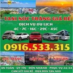 Danh Bạ Số Điện Thoại Taxi Sóc Trăng 2026: 9 Hãng Uy Tín + Hướng Dẫn Đặt Xe Nhanh