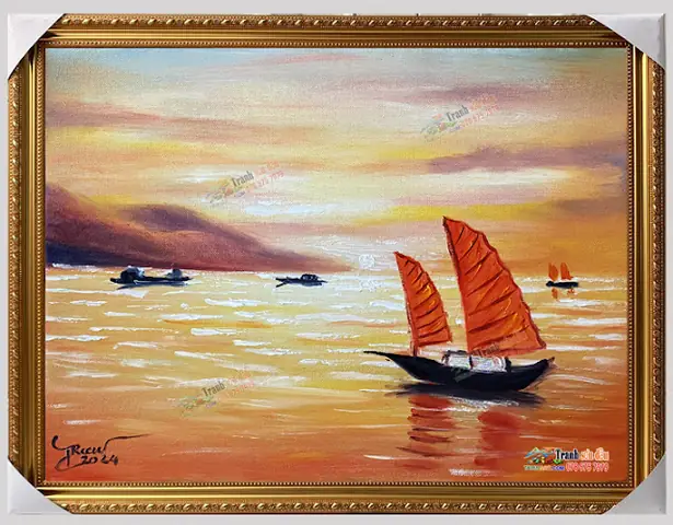Hướng Dẫn Chọn Và Mua Tranh Vẽ Bình Minh Trên Biển Đẹp Cho Không Gian Sống