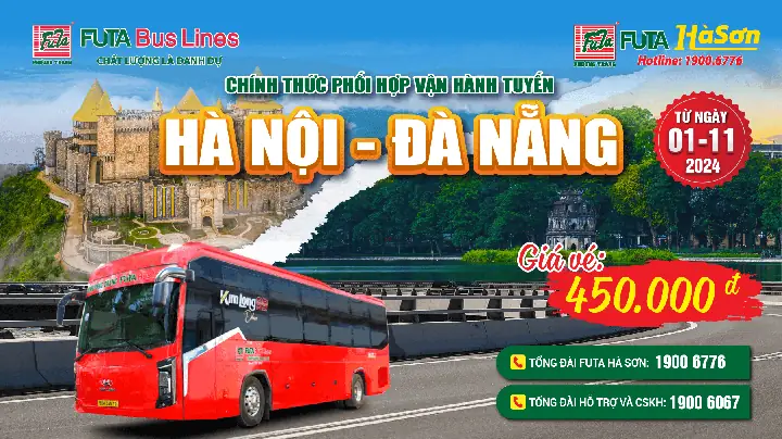 Lịch Trình, Giá Vé Và Cách Đặt Vé Xe Khách Phương Trang Hà Nội – Đà Nẵng