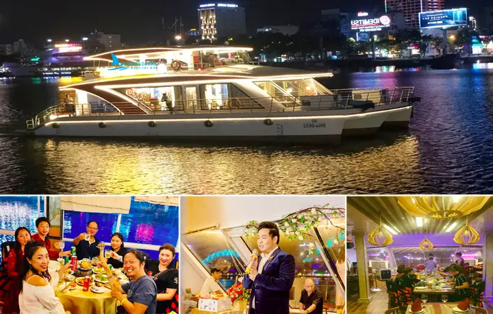 Lựa Chọn Ăn Tối Trên Du Thuyền Sông Hàn Đà Nẵng: Giá Vé, Lịch Trình & Review Các Tàu Nổi Bật Cho Du Khách Lựa Chọn Ăn Tối Trên Du Thuyền Sông Hàn Đà Nẵng: Giá Vé, Lịch Trình & Review Các Tàu Nổi Bật Cho Du Khách