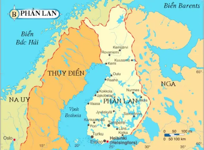 Danh Sách Đầy Đủ Các Thành Phố Của Phần Lan Và Thông Tin Cơ Bản Về Mỗi Thành Phố