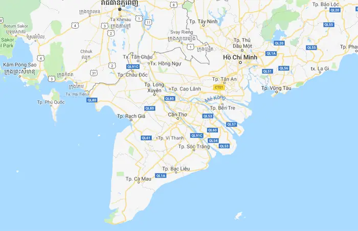 Danh Sách Các Tỉnh Ở Miền Tây Nam Bộ Gồm Những Địa Phương Nào Theo Vùng Đồng Bằng Sông Cửu Long?