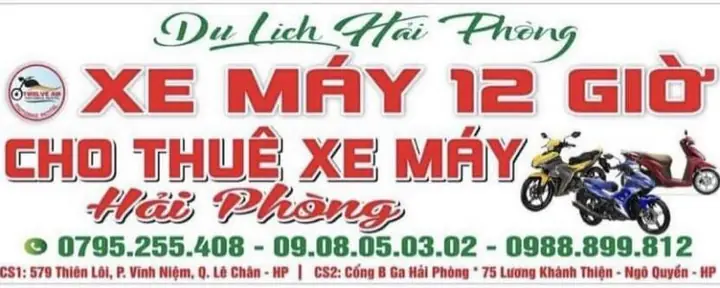 Tổng Hợp Địa Chỉ Và Bảng Giá Thuê Xe Máy Hải Phòng Giao Tận Nơi Cho Khách Du Lịch