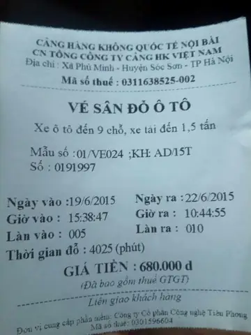 Cập Nhật Giá Cước Gửi Xe Tại Sân Bay Tân Sơn Nhất Cho Ô Tô Và Xe Máy
