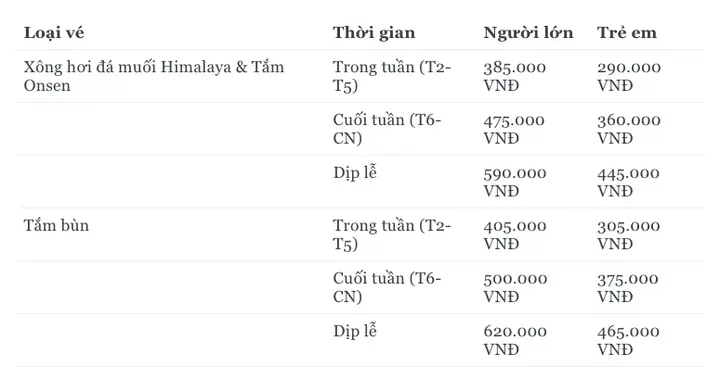 Cập Nhật Bảng Giá Vé Tắm Bùn Bình Châu Mới Nhất Cho Người Đi Du Lịch Tự Túc