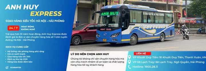 Tra Cứu Giờ Chạy Xe Anh Huy Hà Nội Hải Phòng: Lịch Trình Chi Tiết