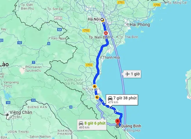Khoảng Cách Từ Hà Nội Đến Quảng Bình Bao Nhiêu Km Và Cách Di Chuyển Phù Hợp