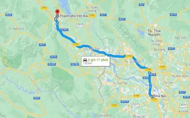 Khoảng Cách Hà Nội – Yên Bái Là 155 Km: Thời Gian, Lộ Trình Và Chi Phí Di Chuyển Khoảng Cách Hà Nội – Yên Bái Là 155 Km: Thời Gian, Lộ Trình Và Chi Phí Di Chuyển