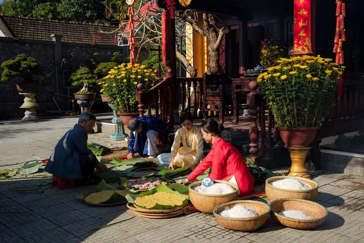 Tổng Hợp Hình Ảnh Bánh Chưng Bánh Tét Ngày Tết Và Ý Nghĩa Biểu Tượng Của Món Ăn Truyền Thống