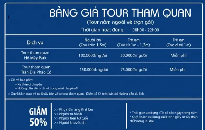 Tra Cứu Giờ Mở Cửa Hồ Mây Park Vũng Tàu Dành Cho Du Khách