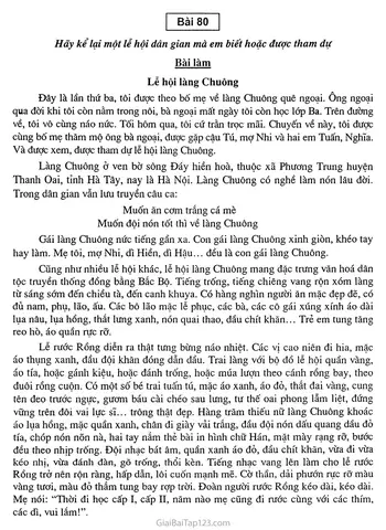 Kể Tên Một Số Lễ Hội Truyền Thống Việt Nam Tiêu Biểu Mà Em Biết