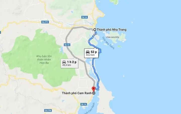 Tìm Hiểu Khoảng Cách Từ Nha Trang Đến Cam Ranh Cho Du Khách: Bao Nhiêu Km Và Đi Như Thế Nào?