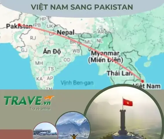 Xác Định Khoảng Cách Từ Việt Nam Đến Pakistan Và Thời Gian Bay Thực Tế Cho Hành Khách