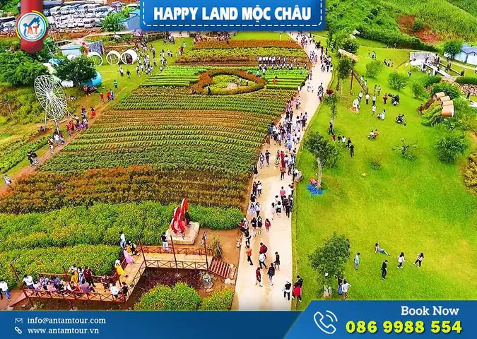 Khám Phá Khu Du Lịch Happy Land Mộc Châu: Vị Trí, Giá Vé Và Kinh Nghiệm Tham Quan