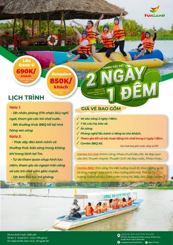 Kinh Nghiệm Du Lịch Tre Việt Đồng Nai (the Bamboo): Giá Vé, Địa Chỉ, Đi Lại, Ăn Chơi & Teambuilding Chi Tiết