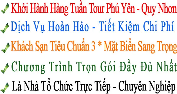 Gợi Ý Lịch Trình Quy Nhơn – Phú Yên 5 Ngày 4 Đêm Tự Túc Chi Tiết Từng Ngày