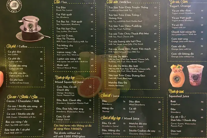 Khám Phá Menu Cafe Du Miên Gò Vấp: Thực Đơn Đồ Uống Và Món Ăn Từ Quán Cà Phê Sân Vườn Khám Phá Menu Cafe Du Miên Gò Vấp: Thực Đơn Đồ Uống Và Món Ăn Từ Quán Cà Phê Sân Vườn