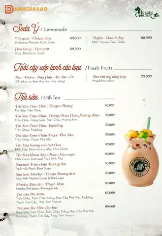 Khám Phá Menu Cafe Du Miên Gò Vấp: Thực Đơn Đồ Uống Và Món Ăn Từ Quán Cà Phê Sân Vườn
