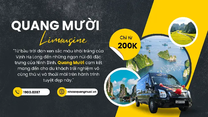 Tổng Hợp Thông Tin Nhà Xe Quang Mười Tuyến Quảng Ninh - Ninh Bình: Lịch Trình, Giá Vé Và Hotline Tổng Hợp Thông Tin Nhà Xe Quang Mười Tuyến Quảng Ninh - Ninh Bình: Lịch Trình, Giá Vé Và Hotline
