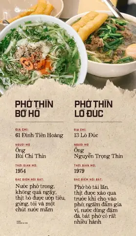 Phân Biệt Phở Thìn Lò Đúc Và Phở Thìn Bờ Hồ: Nguồn Gốc, Hương Vị Và Sự Nhầm Lẫn Phân Biệt Phở Thìn Lò Đúc Và Phở Thìn Bờ Hồ: Nguồn Gốc, Hương Vị Và Sự Nhầm Lẫn