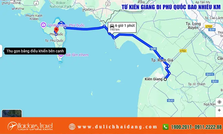 Khoảng Cách Rạch Giá – Phú Quốc: 120 Km, Thời Gian Di Chuyển, Giá Vé Và Cách Đặt Vé Khoảng Cách Rạch Giá – Phú Quốc: 120 Km, Thời Gian Di Chuyển, Giá Vé Và Cách Đặt Vé