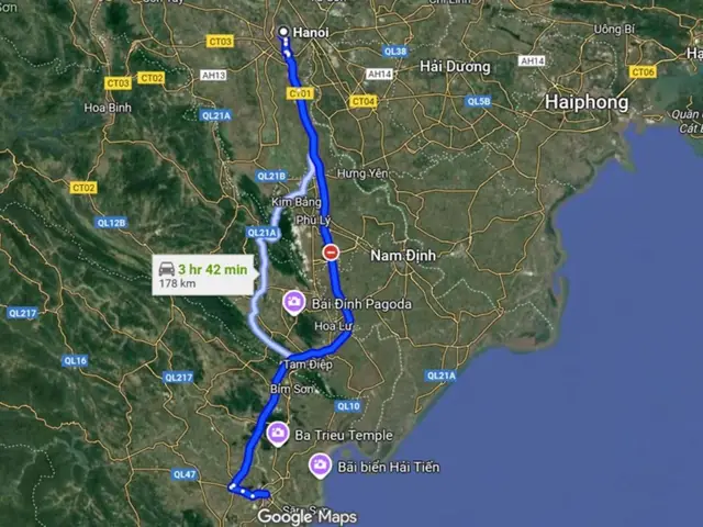 Giải Đáp Sầm Sơn Cách Thành Phố Thanh Hóa Bao Nhiêu Km Và Cách Di Chuyển Chi Tiết Cho Du Khách