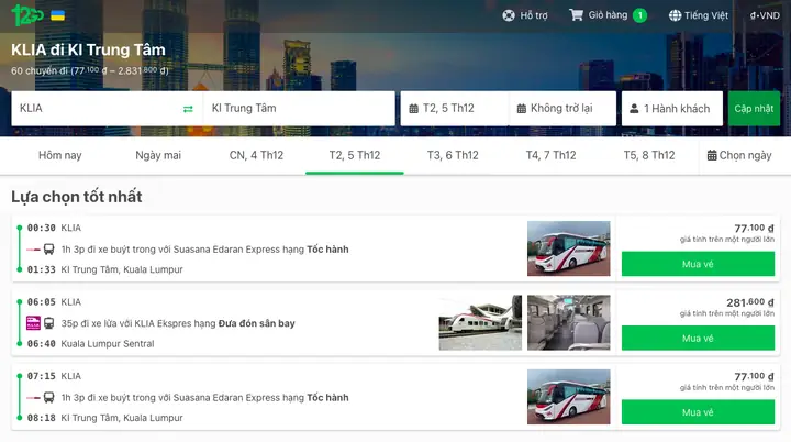 Hướng Dẫn Di Chuyển Từ Sân Bay Kuala Lumpur Về Trung Tâm: Khoảng Cách Và Phương Tiện Hướng Dẫn Di Chuyển Từ Sân Bay Kuala Lumpur Về Trung Tâm: Khoảng Cách Và Phương Tiện