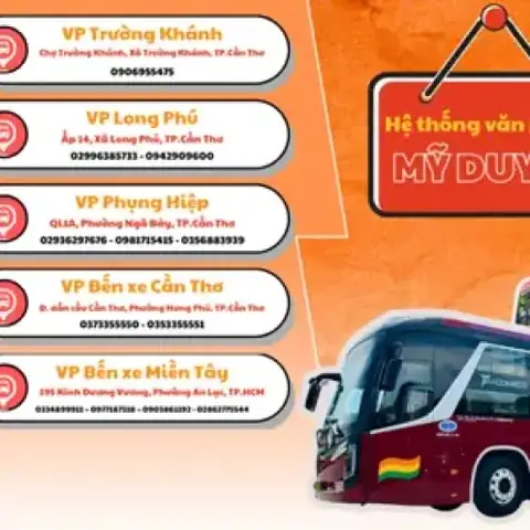 Tra Cứu Số Điện Thoại Xe Mỹ Duyên Tại Bến Xe Miền Tây Và Hotline Quầy Vé Cho Hành Khách Đặt Vé