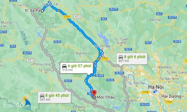 Sơn La Cách Sa Pa Bao Nhiêu Km? Khoảng Cách, Thời Gian Di Chuyển Và Lộ Trình Tối Ưu