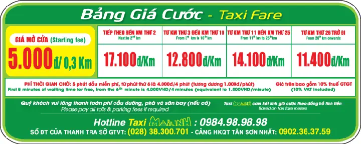 Giá Cước Taxi Mai Linh 1km: Bảng Giá Chi Tiết, Cách Tính Và Lưu Ý Khi Đặt Xe