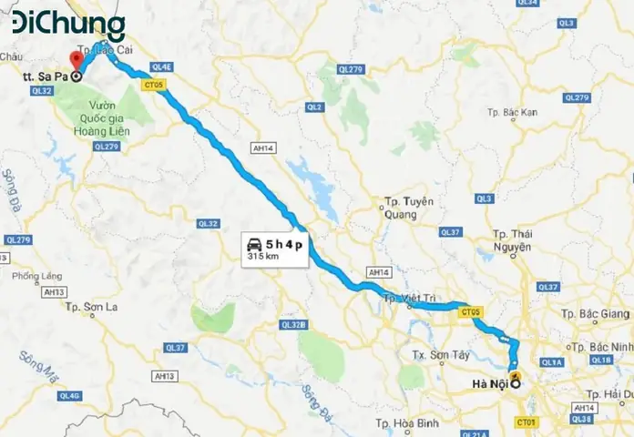 Cập Nhật Thời Gian Đi Xe Khách Từ Hà Nội Lên Sapa Mất Bao Lâu? Chi Tiết Quãng Đường & Lịch Trình