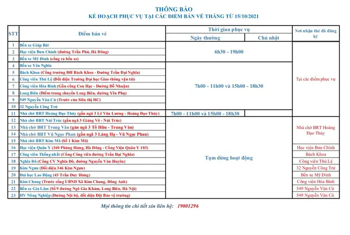Tra Cứu Thời Gian Hoạt Động Của Xe Buýt Hà Nội Và Lịch Trình Các Tuyến Phổ Biến