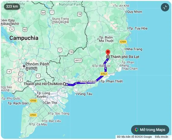 Tphcm Đi Đà Lạt Bao Nhiêu Km Và Cách Di Chuyển Chi Tiết Cho Người Lên Lịch Trình