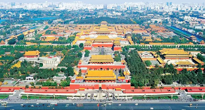 Khám Phá Tử Cấm Thành Nhìn Từ Trên Cao: Toàn Cảnh Uy Nghiêm Từ Không Trung Và Đồi Cảnh Sơn