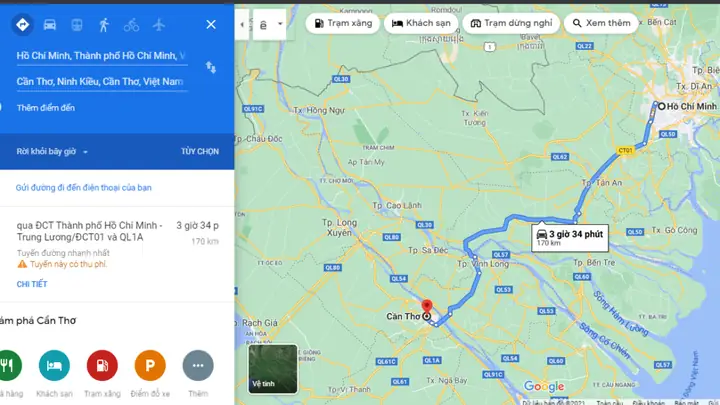 Từ Tphcm Đi Cần Thơ Bao Nhiêu Km? Cập Nhật Khoảng Cách Và Cách Di Chuyển Chi Tiết