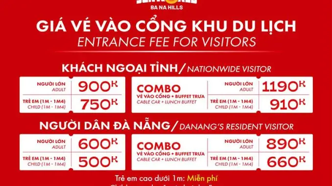 Vé Cáp Treo Bà Nà Hills 2026 Bao Gồm Những Gì? Chi Tiết Dịch Vụ & Giá Vé