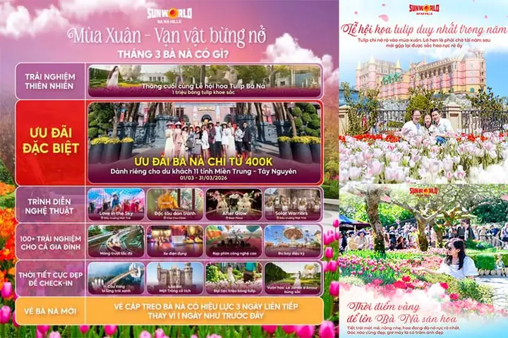 Vé Cáp Treo Bà Nà Hills 2026 Bao Gồm Những Gì? Chi Tiết Dịch Vụ & Giá Vé