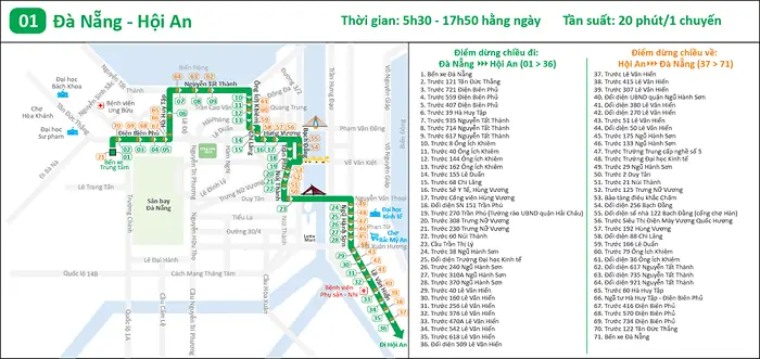 Hướng Dẫn Chi Tiết Các Tuyến Xe Buýt Từ Đà Nẵng Đi Hội An Cho Du Khách Tự Túc