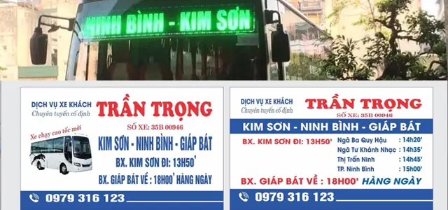 Hướng Dẫn Đặt Vé Xe Đi Kim Sơn – Ninh Bình: Giá, Lịch Trình Và Nhà Xe Uy Tín